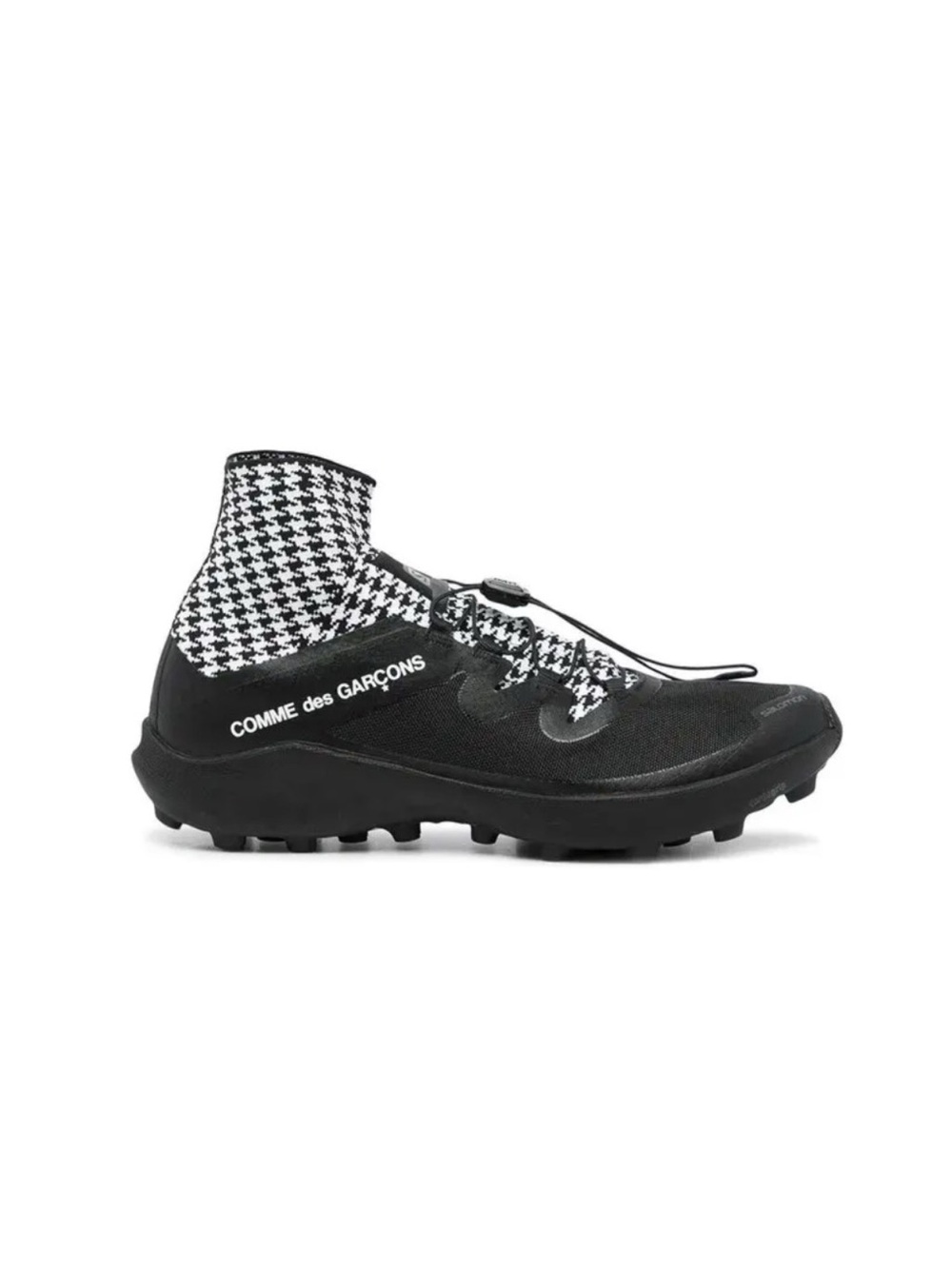 COMME DES GARÇONS
Houndstooth-Print Slip-On Sneakers